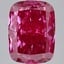 5.01 Ct. Fancy Vivid Pink Cushion Lab Grown Diamond