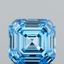 1.01 Ct. Fancy Vivid  Blue Asscher Lab Grown Diamond