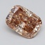 3.10 Ct. Fancy  Brown Cushion Lab Grown Diamond