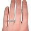 The Yovela Ring, smallzoomed in top view on a hand