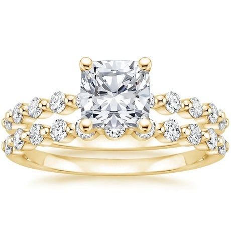 18K Yellow Gold Marseille Diamond Bridal Set (1/2 ct. tw.)