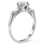 The Sinead Ring, smalltop view on a hand