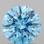 2.03 Ct. Fancy Vivid Blue Round Lab Grown Diamond