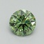 1.20 Ct. Fancy Vivid Green Round Lab Grown Diamond
