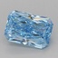 1.57 Ct. Fancy Vivid Blue Radiant Lab Grown Diamond