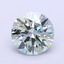 1.36 Ct. Fancy Intense  Green Round Lab Grown Diamond