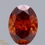 2.25 Ct. Fancy Vivid Orange Oval Lab Grown Diamond