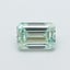 0.69 Ct. Fancy Intense  Green Emerald Lab Grown Diamond