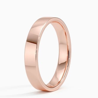 Mojave 4mm Wedding Ring in 14K Rose Gold