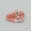 0.30 Ct. Fancy Vivid Pink Pear Lab Grown Diamond