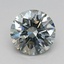 0.73 Ct. Fancy Bluish Green Round Lab Grown Diamond