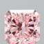 3.03 Ct. Fancy Vivid Pink Radiant Lab Grown Diamond