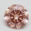3.01 Ct. Fancy Intense Pink Round Lab Grown Diamond