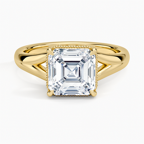 Cora Split Shank Solitaire Ring