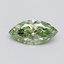 1.00 Ct. Fancy Vivid Green Marquise Lab Grown Diamond