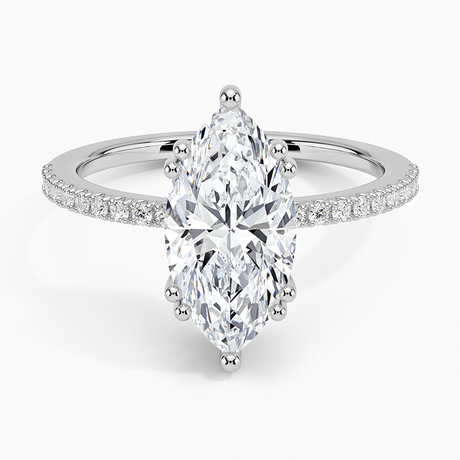 Luxe Kalina Hidden Halo Diamond Ring