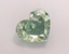 3.86 Ct. Fancy Vivid  Green Heart Lab Grown Diamond
