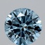 1.50 Ct. Fancy Vivid Blue Round Lab Grown Diamond