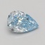 2.06 Ct. Fancy Vivid Blue Pear Lab Grown Diamond