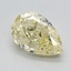 1.77 Ct. Fancy Intense Yellow Pear Lab Grown Diamond
