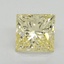 1.59 Ct. Fancy Intense Yellow Princess Lab Grown Diamond