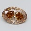 1.50 Ct. Light  Brown Oval Lab Grown Diamond
