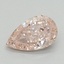 0.77 Ct. Fancy Intense Pink Pear Lab Grown Diamond