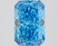 1.96 Ct. Fancy Vivid Blue Radiant Lab Grown Diamond
