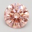 2.32 Ct. Fancy Intense Pink Round Lab Grown Diamond
