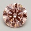 2.00 Ct. Fancy Intense Pink Round Lab Grown Diamond