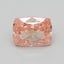 3.06 Ct. Fancy Vivid Pink Cushion Lab Grown Diamond