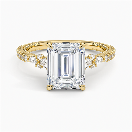 18K Yellow Gold Primrose Diamond Ring