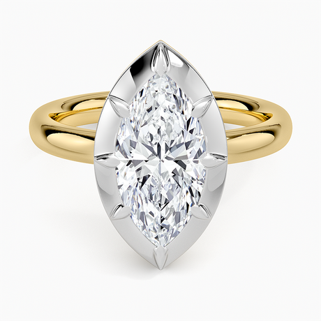 Harper Mixed Metal Solitaire Ring