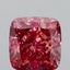 3.09 Ct. Fancy Vivid Brownish Pink Cushion Lab Grown Diamond