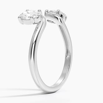 Oval Lab Diamond Trio Stacking Ring (1 ct. tw.)