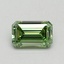 0.59 Ct. Fancy Intense Green Emerald Lab Grown Diamond