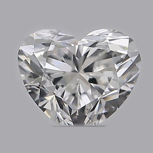 Heart diamond — real photo