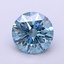 2.09 Ct. Fancy Vivid Blue Round Lab Grown Diamond