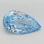 4.52 Ct. Fancy Vivid  Blue Pear Lab Grown Diamond