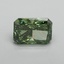 1.67 Ct. Fancy Vivid Pacific Green Radiant Lab Grown Diamond