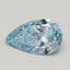 1.06 Ct. Fancy Intense Blue Pear Lab Grown Diamond