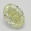 1.13 Ct. Fancy Light Yellow Oval Diamond