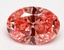 2.07 Ct. Fancy Vivid Pink Oval Lab Grown Diamond