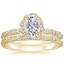 18KY Moissanite Nova Diamond Bridal Set (3/4 ct. tw.), smalltop view