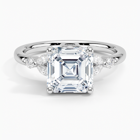 18K White Gold Verbena Diamond Ring