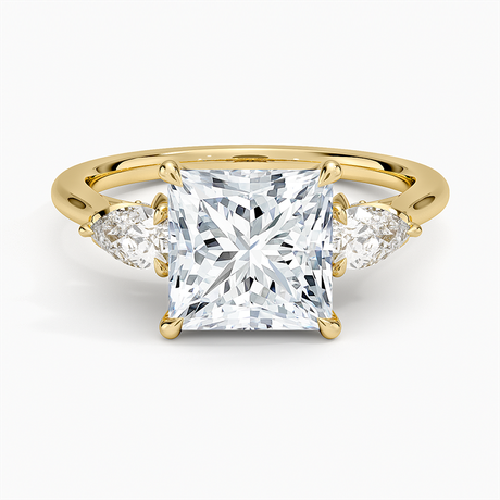 Petal Pear Three Stone Diamond Ring (1/2 ct. tw.)