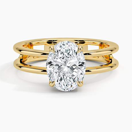 Double Band Engagement Ring - Aimee