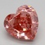 2.60 Ct. Fancy Vivid Pink Heart Lab Grown Diamond