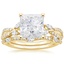 18KY Moissanite Luxe Willow Bridal Set (1/2 ct. tw.), smalltop view