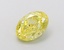 1.02 Ct. Fancy Vivid  Yellow Oval Lab Grown Diamond